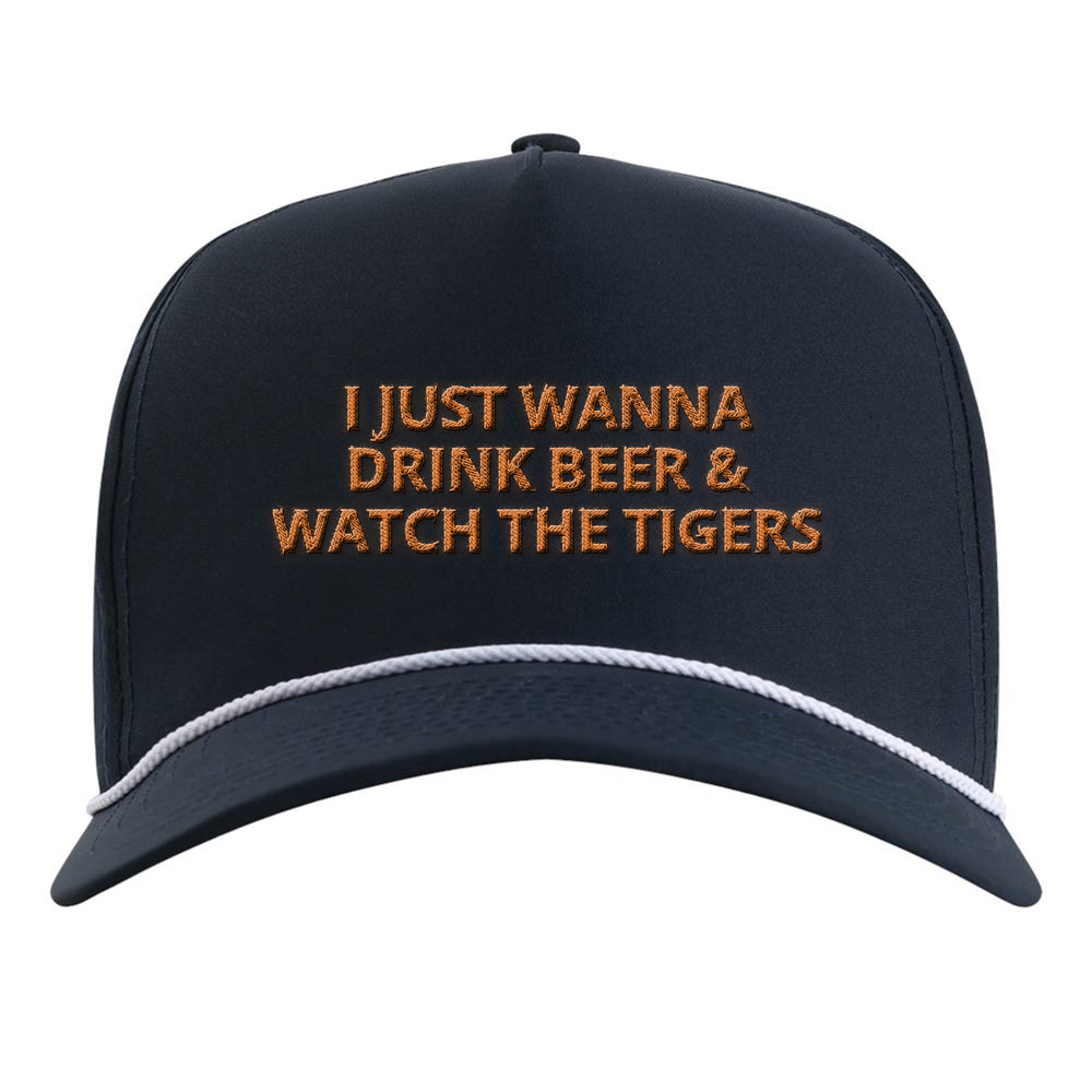 Just Wanna Drink Tiger Town Imperial Rope Hat