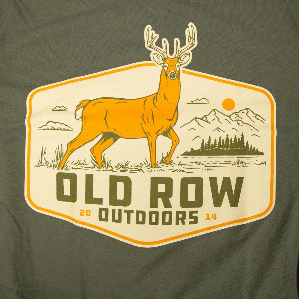Old Row Outdoors Deer Badge Pocket Tee-T-Shirts-Old Row Outdoors-Old Row