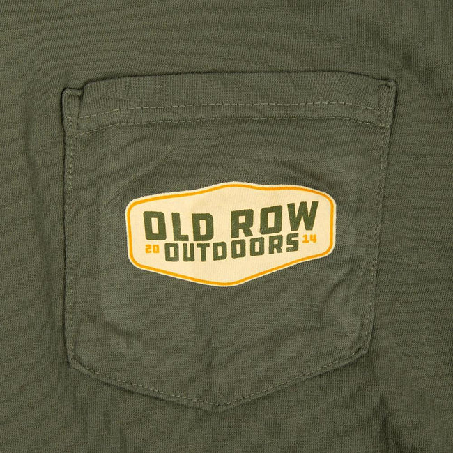 Old Row Outdoors Deer Badge Pocket Tee-T-Shirts-Old Row Outdoors-Old Row