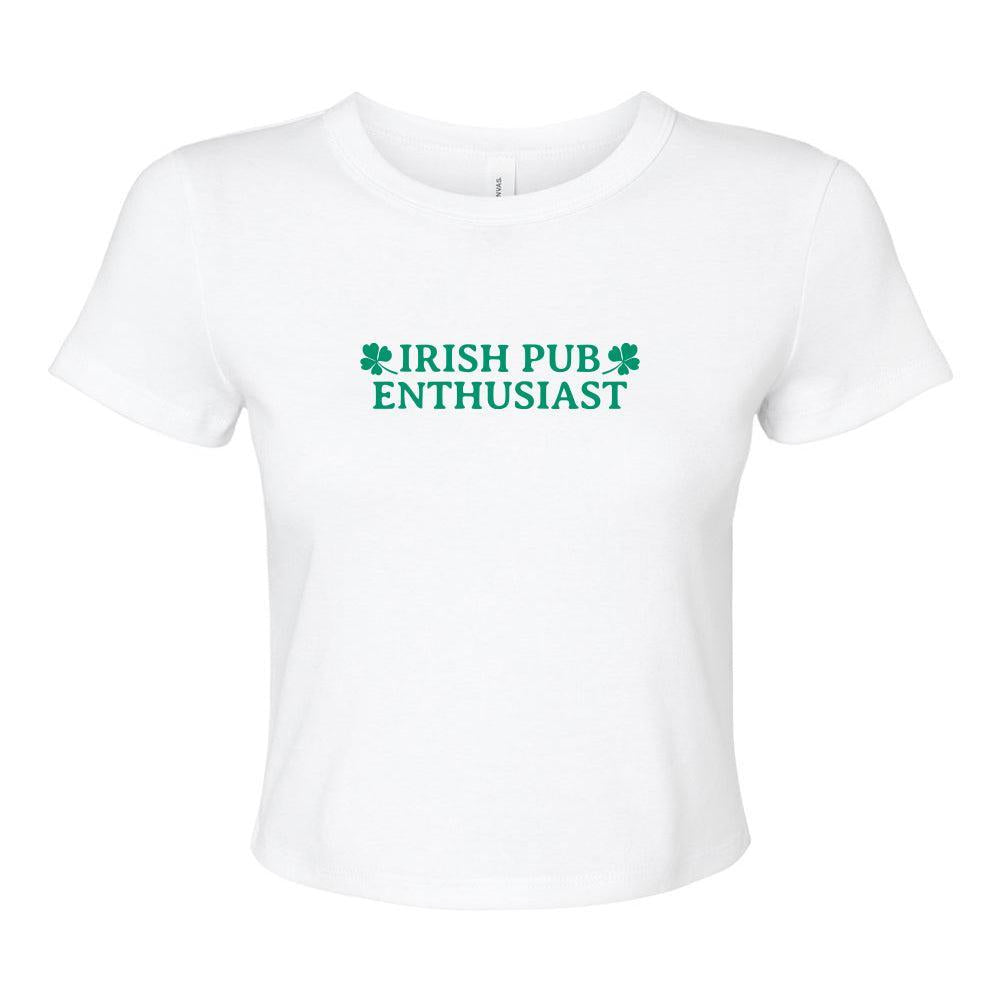 Irish Pub Enthusiast Ladies Tee-T-Shirts-Rad Chicks-White-XS-Old Row