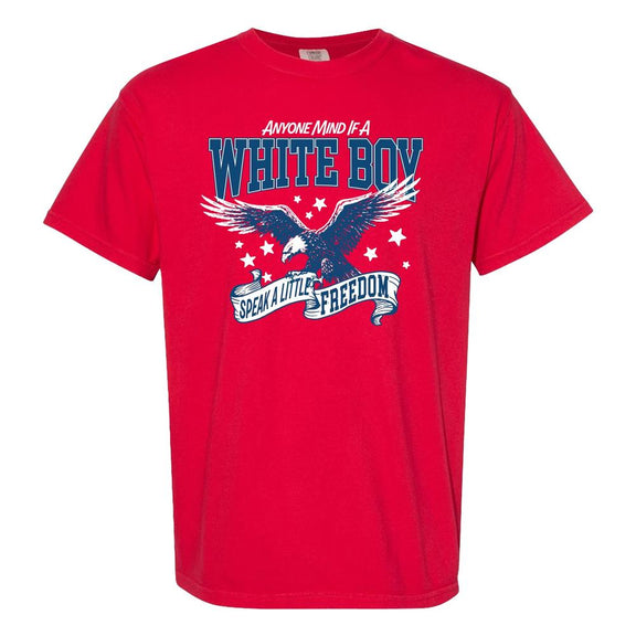White Boy Freedom Tee-T-Shirts-America First-Red-S-Old Row