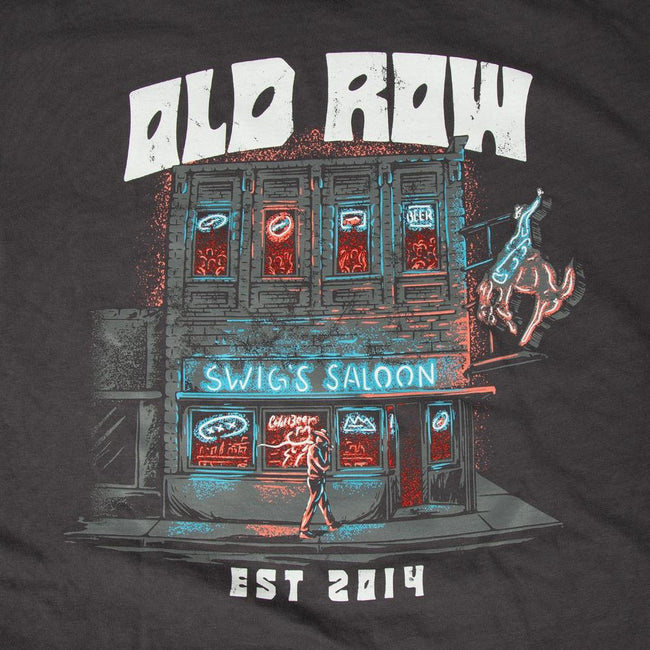 Swig's Saloon Pocket Tee-T-Shirts-The Novelty Collection-Old Row