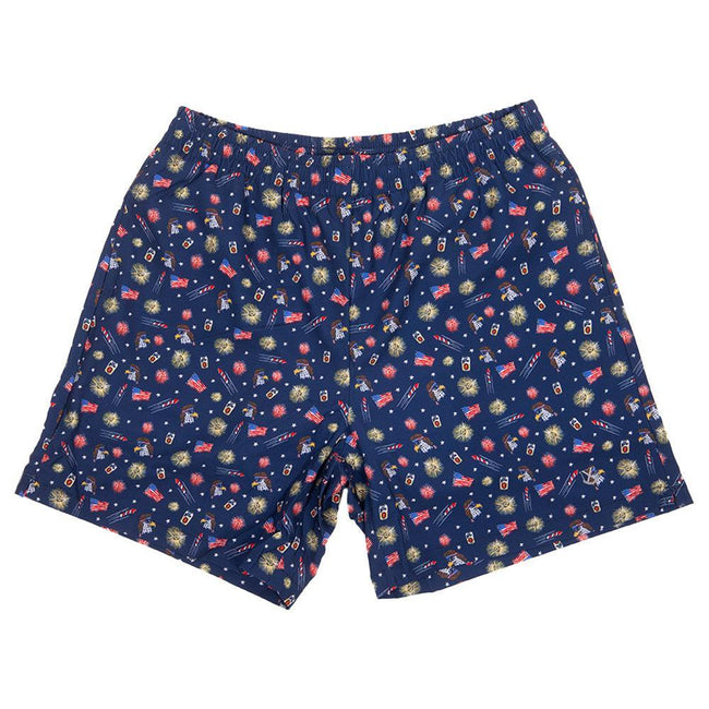 USA Eagle Swim Trunks-Swimwear-The Novelty Collection-Old Row