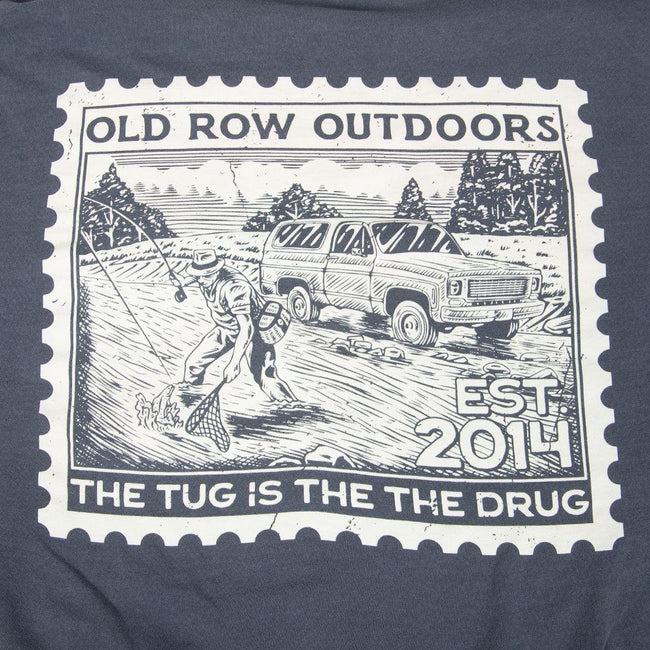 The Tug Is The Drug Stamp Pocket Tee-T-Shirts-Old Row Outdoors-Old Row