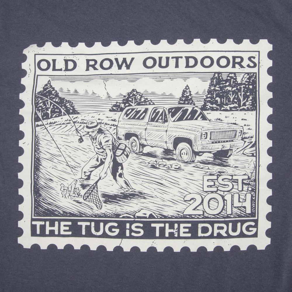 The Tug Is The Drug Stamp Pocket Tee-T-Shirts-Old Row Outdoors-Old Row