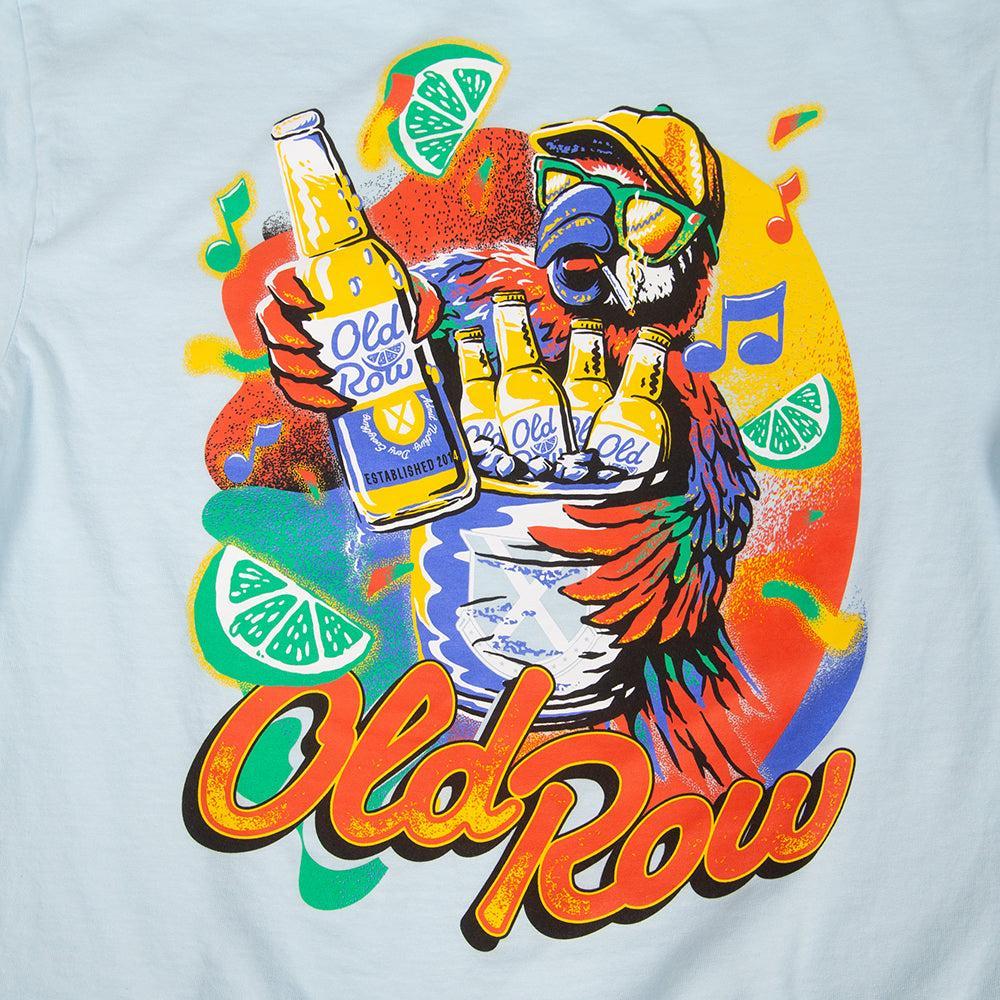 The Party Parrot 2.0 Pocket Tee-T-Shirts-The Boozy Collection-Old Row