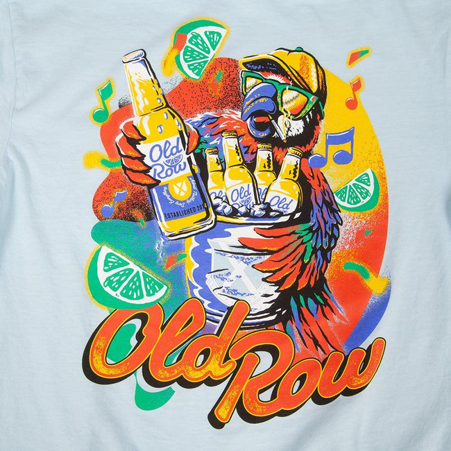 The Party Parrot 2.0 Pocket Tee-T-Shirts-The Boozy Collection-Old Row
