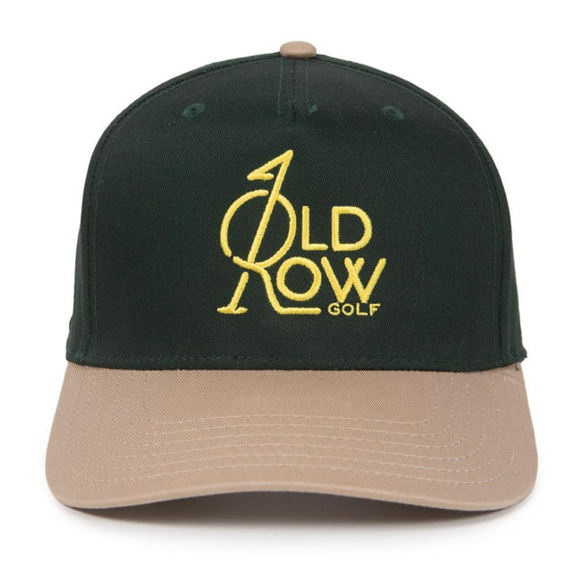 Old Row Golf Two Tone Snapback Hat-Hats-Old Row Golf-Green-One Size-Old Row