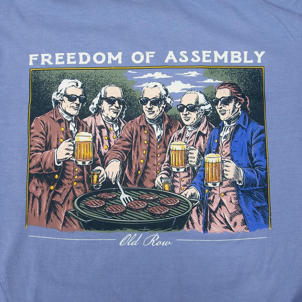 Freedom Of Assembly Pocket Tee-T-Shirts-The Boozy Collection-Old Row