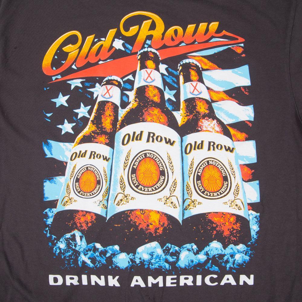 Drink American Flag Pocket Tee-T-Shirts-The Boozy Collection-Old Row