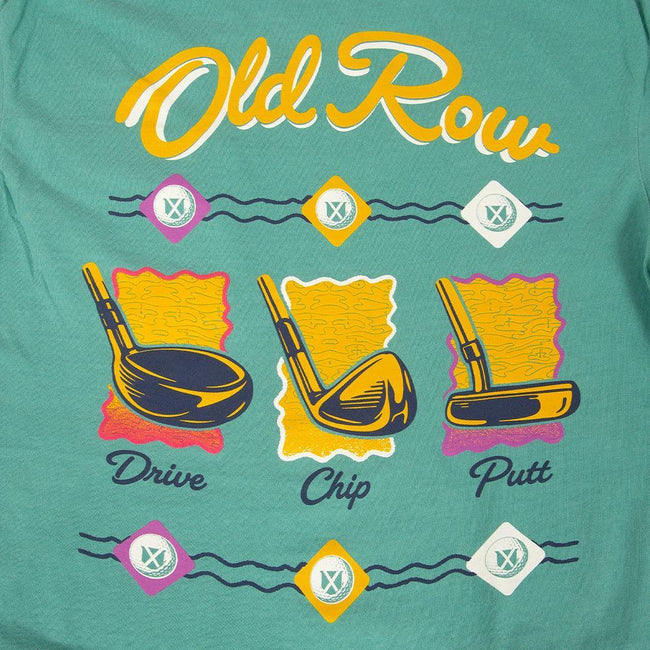 Drive Chip Putt Pocket Tee-T-Shirts-Old Row Golf-Old Row