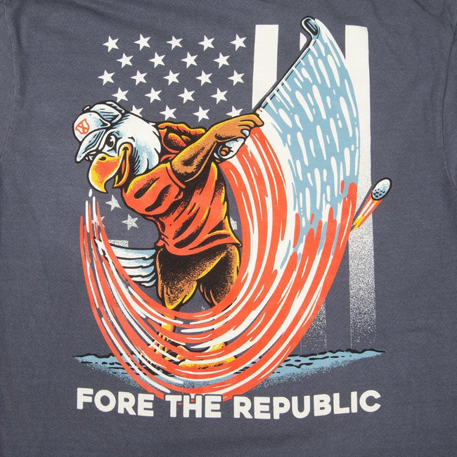 Fore The Republic Pocket Tee-T-Shirts-Old Row Golf-Old Row