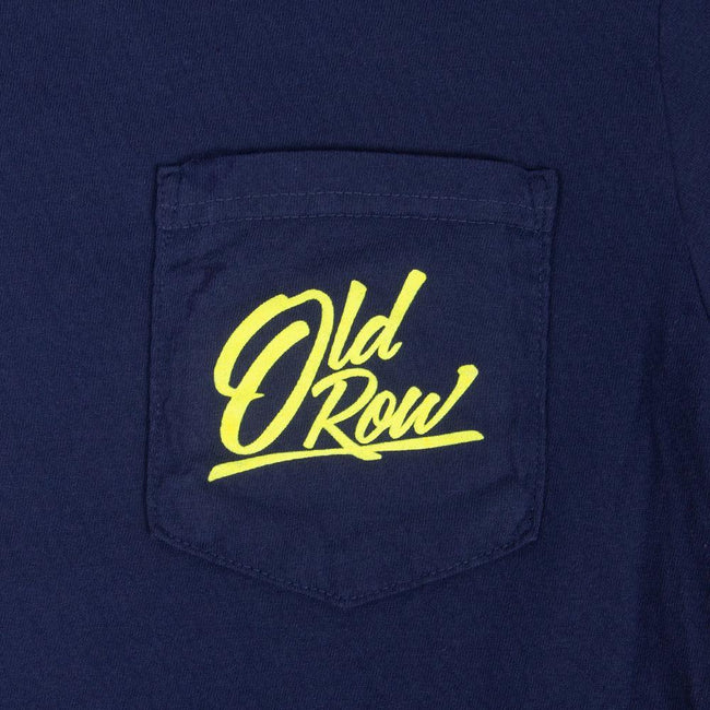 Old Row Neon Stroke Pocket Tee-T-Shirts-Old Row Branded-Old Row