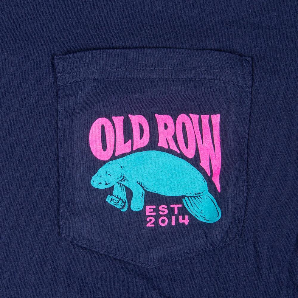 The Party Manatee Pocket Tee-T-Shirts-The Boozy Collection-Old Row
