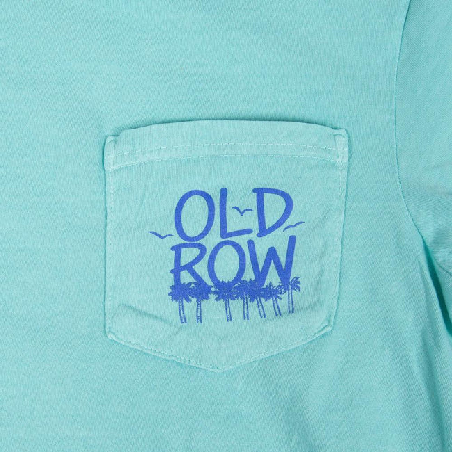 Old Row Palm Scene Pocket Tee-T-Shirts-The Novelty Collection-Old Row