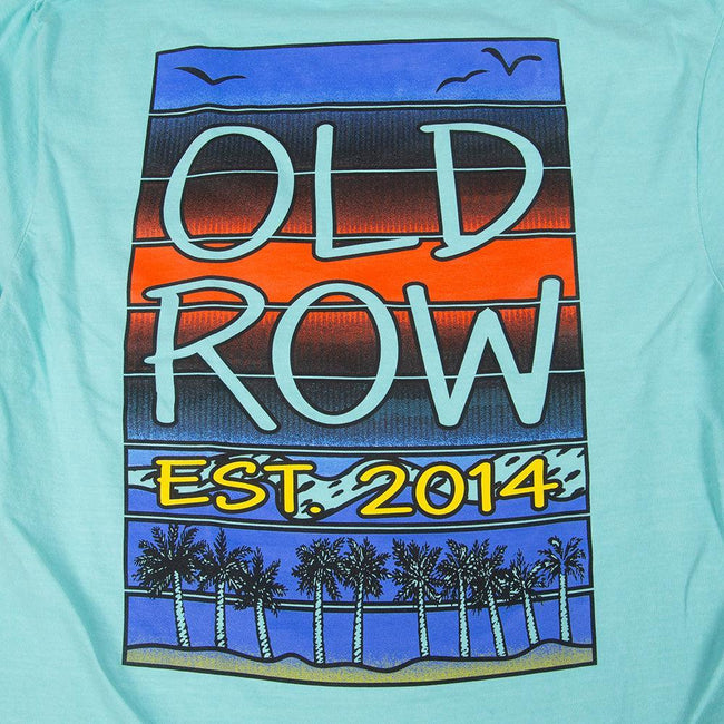 Old Row Palm Scene Pocket Tee-T-Shirts-The Novelty Collection-Old Row