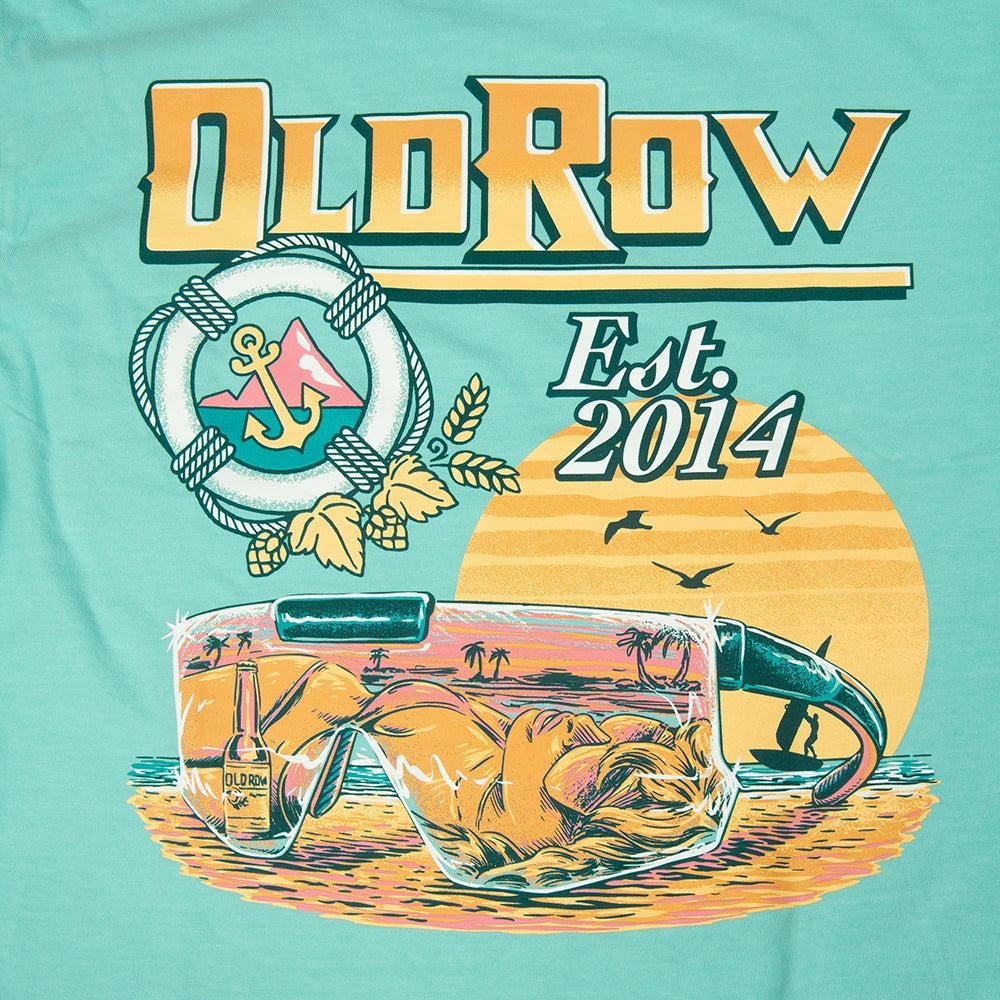 The Beach Sunglasses Pocket Tee-T-Shirts-The Novelty Collection-Old Row