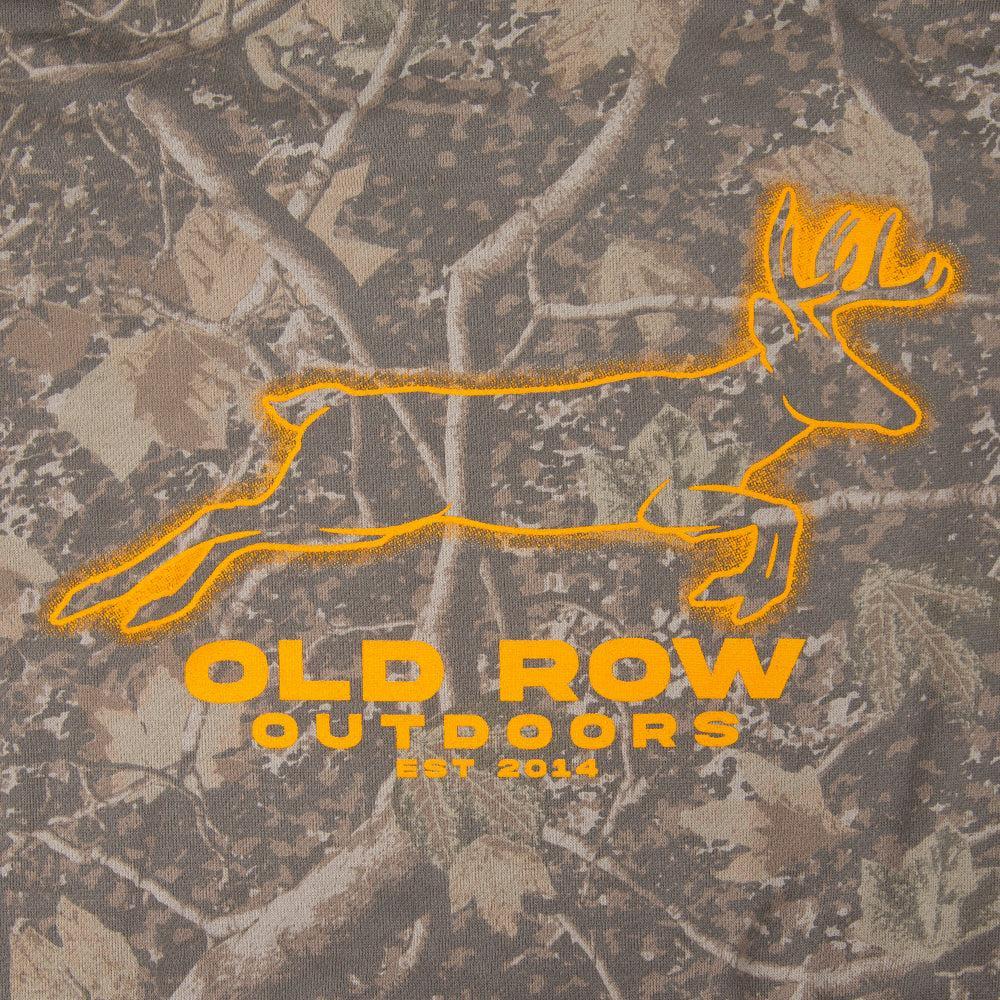 Outdoors Deer Glow Camo Hoodie-Hoodies-Old Row Outdoors-Old Row