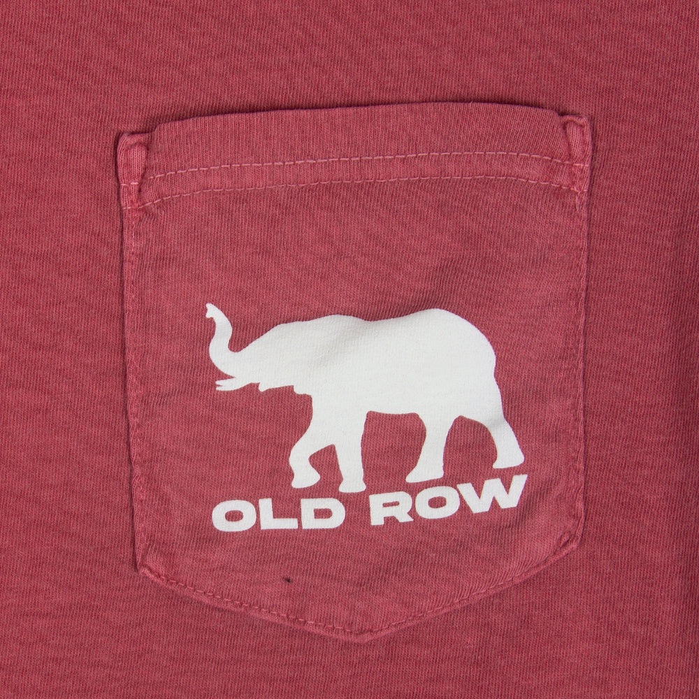 Tuscaloosa Camo Elephant Pocket Tee