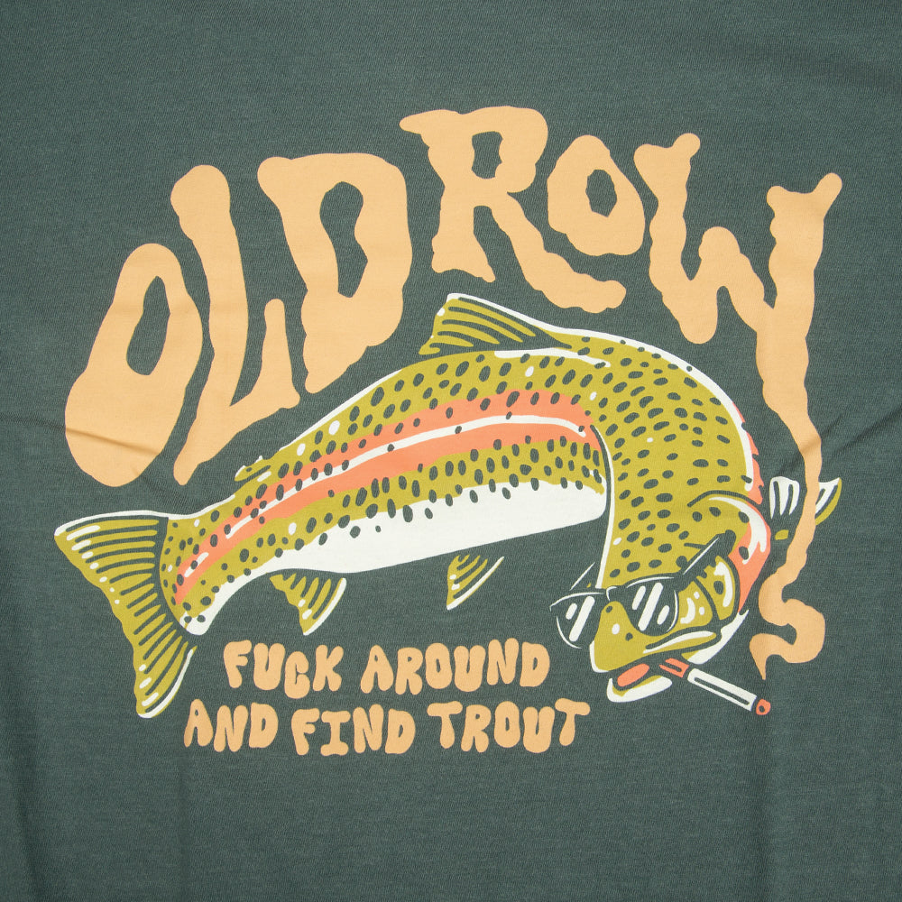 F Around and Find Trout Pocket Tee