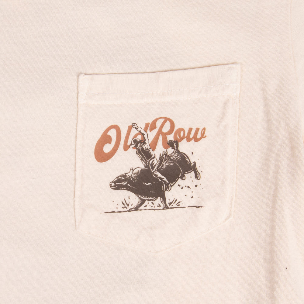 The Bull Riding Pocket Tee