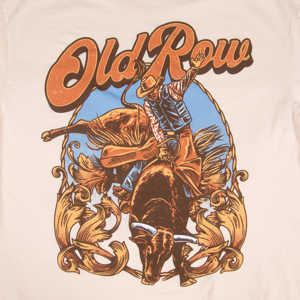 The Bull Riding Pocket Tee