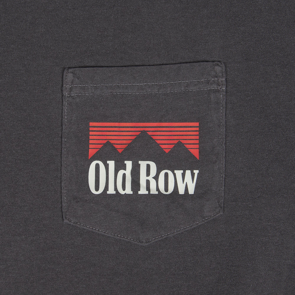 Smoking Cowboy Sunset Pocket Tee