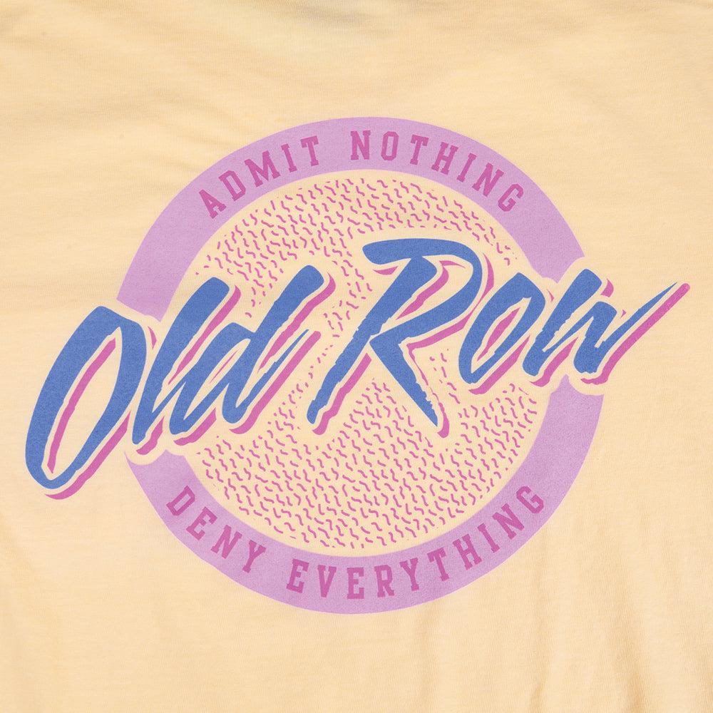 Old Row Bright Circle Logo Pocket Tee-T-Shirts-Old Row Branded-Yellow-S-Old Row