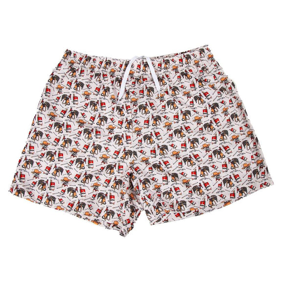 Cowboy Killers Swim Trunks-Swimwear-The Novelty Collection-Old Row