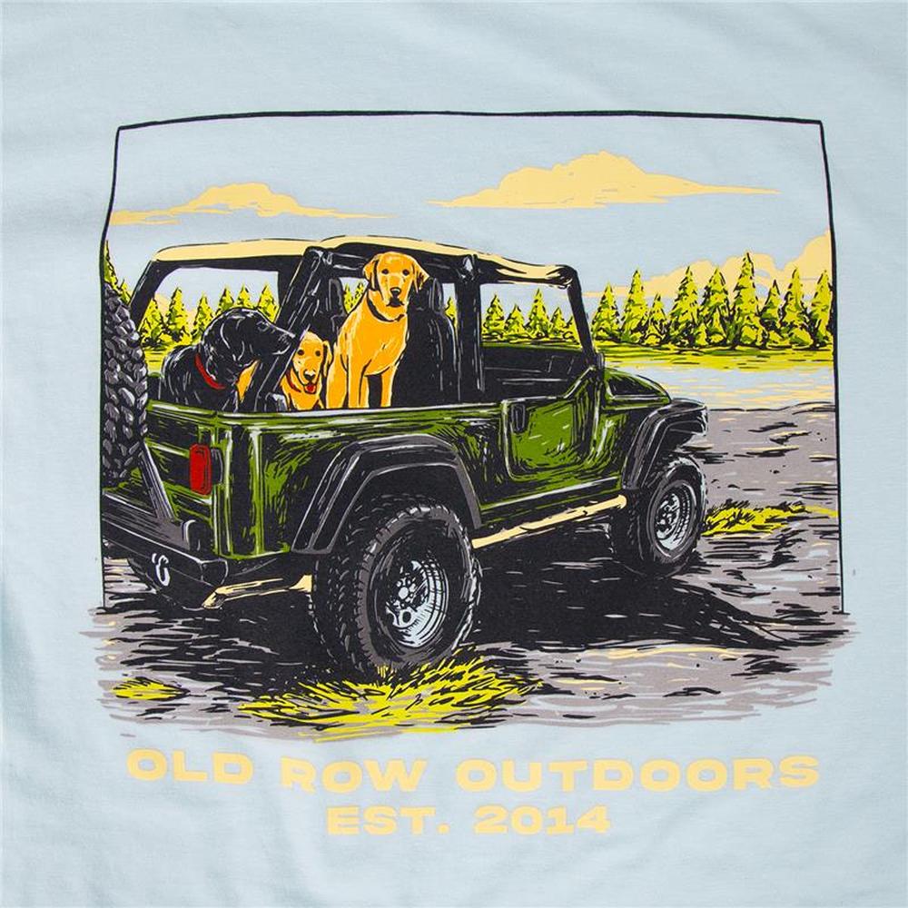 Old Row Off Road Dogs Pocket Tee-T-Shirts-oldrowwholesale-Old Row
