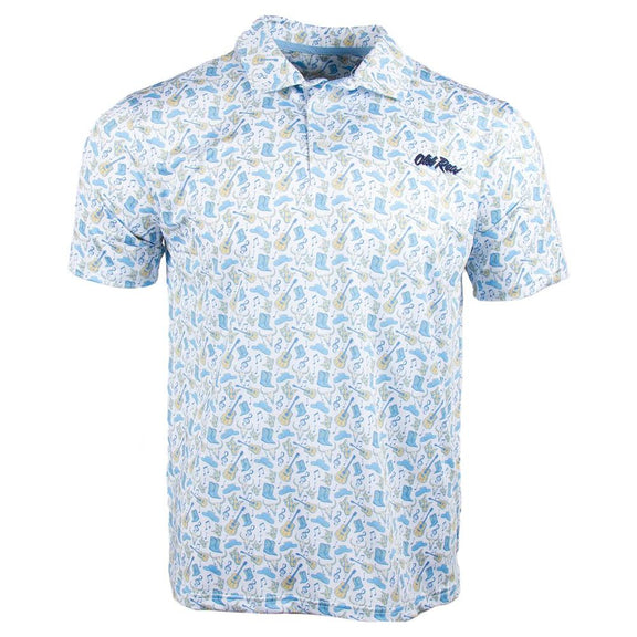 Old Row Western Cactus Polo-Polos-The Novelty Collection-Old Row