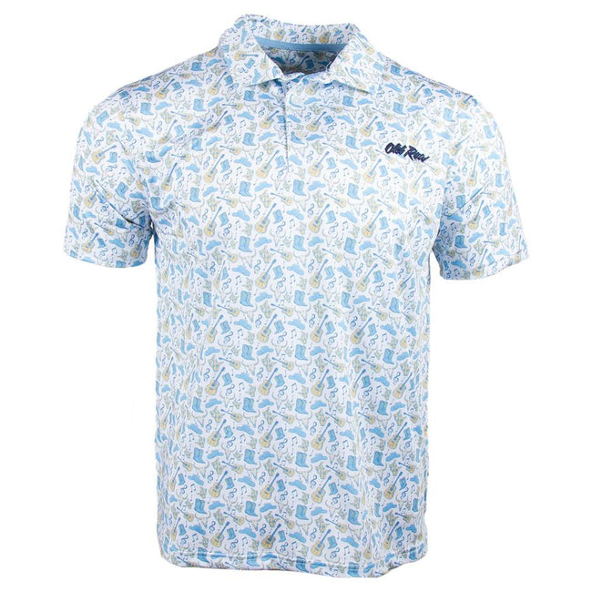 Old Row Western Cactus Polo-Polos-The Novelty Collection-Old Row
