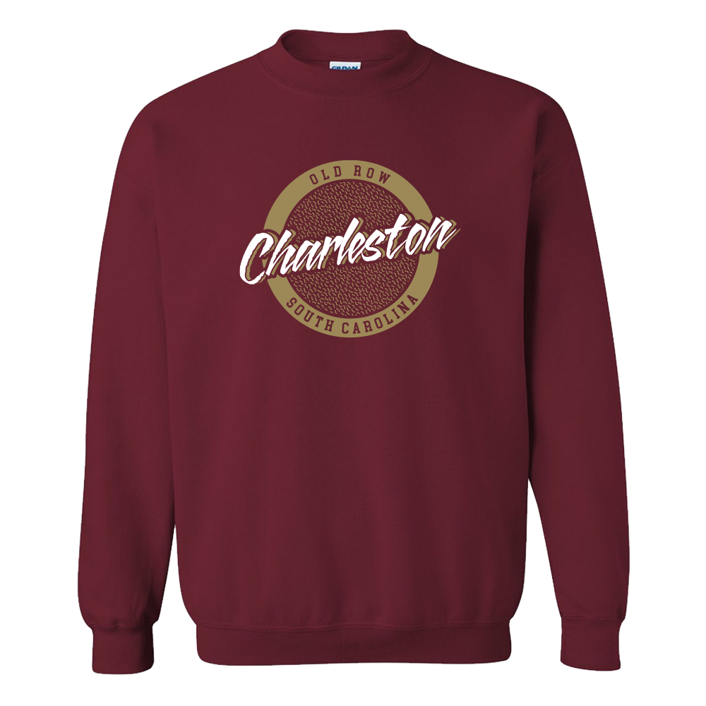 Charleston, South Carolina Circle Logo Crewneck Sweatshirt