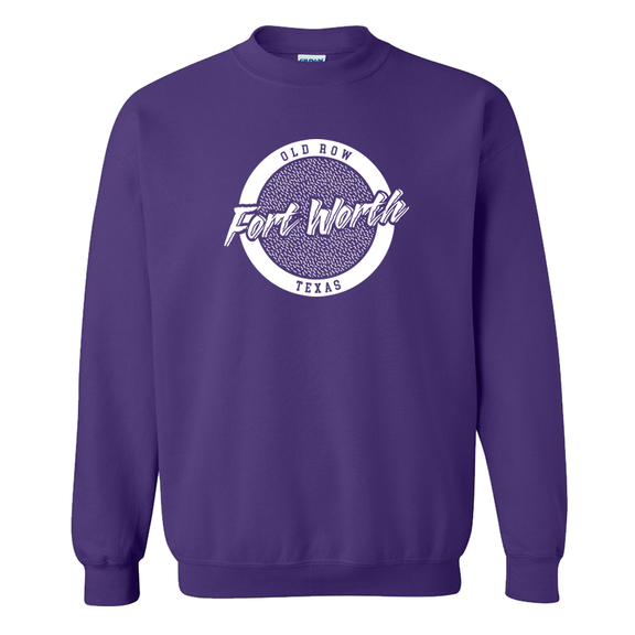 Forth Worth, Texas Circle Logo Crewneck Sweatshirt