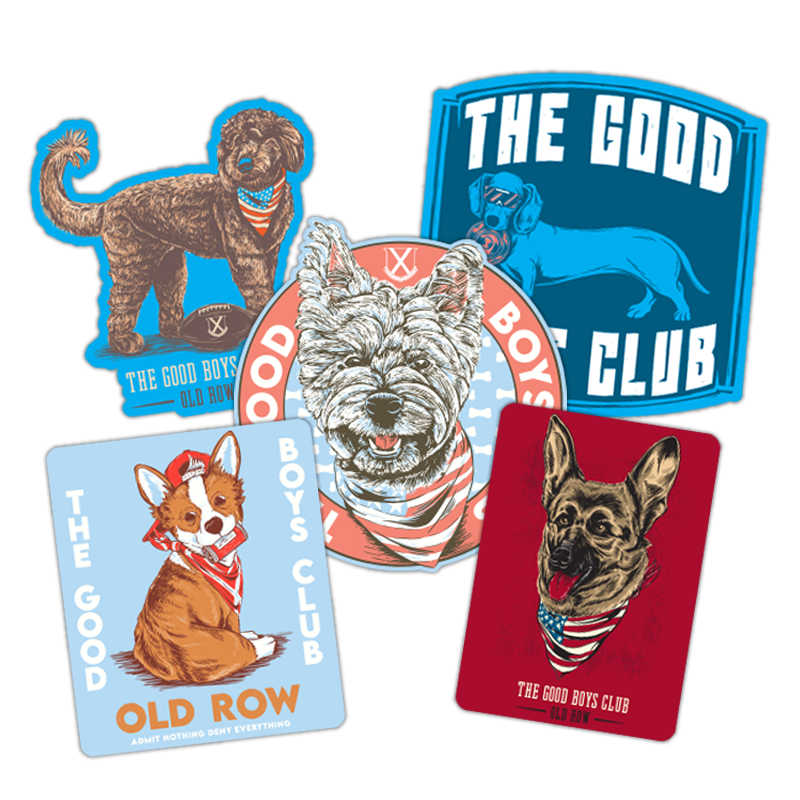 Good Boys Club Sticker 5-Pack