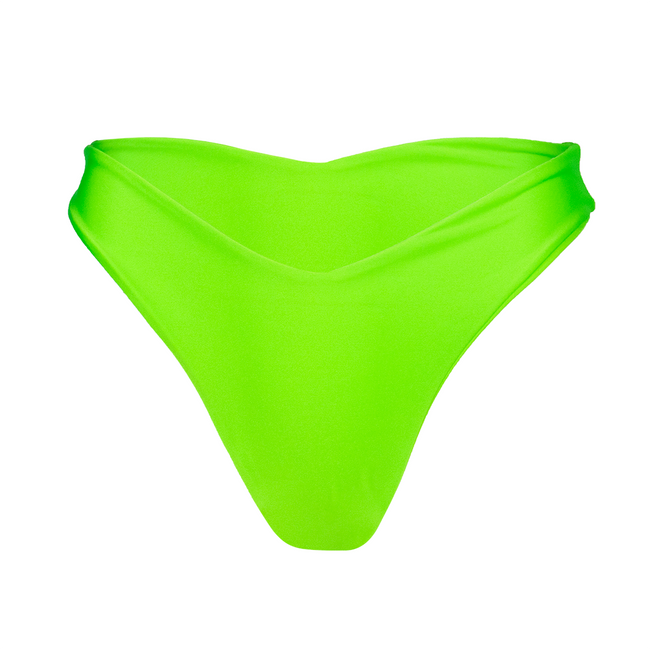 Salero Swim Green Adjustable Side Cheeky Bikini Bottom