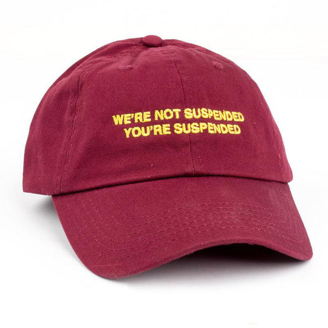 You're Suspended Dad Hat-Hats-Old Row U-Maroon-Old Row