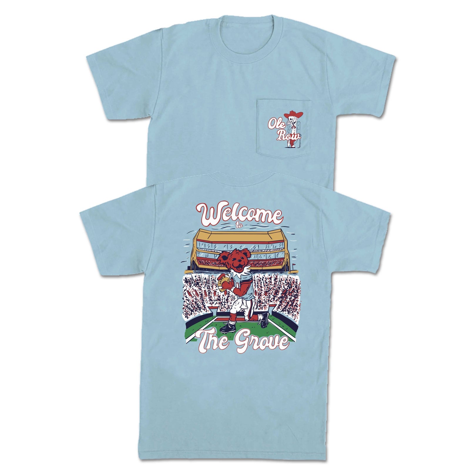 Welcome To The Grove Pocket Tee