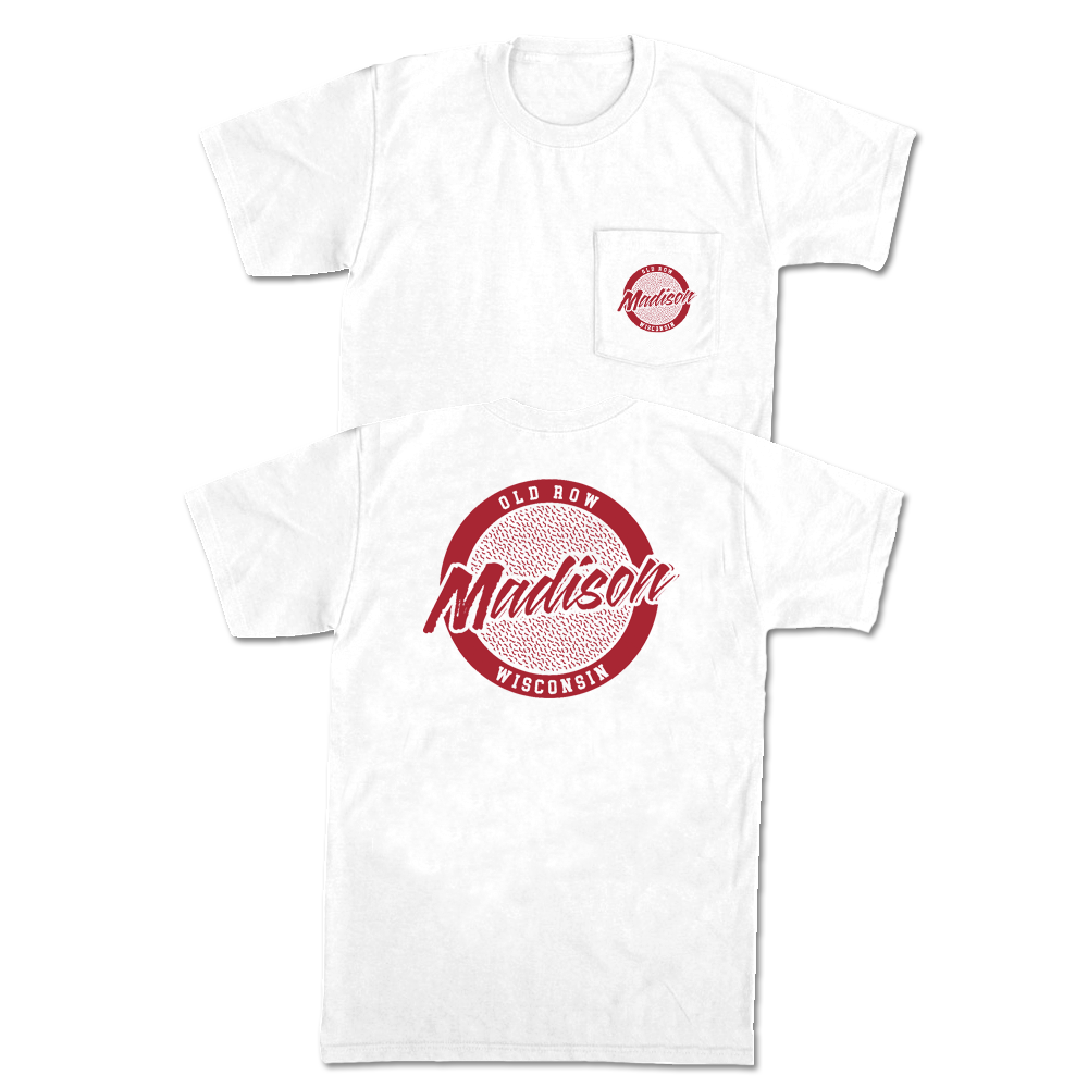 Madison Wisconsin Circle Logo Pocket Tee Old Row