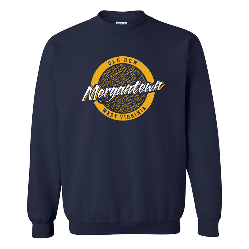 Morgantown, West Virginia Circle Logo Crewneck Sweatshirt