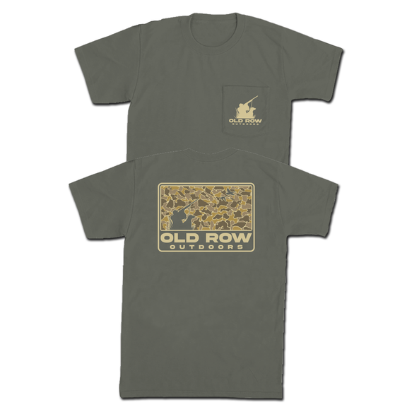 Old Row Outdoors 80s Camo Pocket Tee