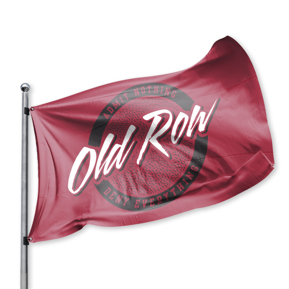 Old Row Retro Circle Flag - Garnett