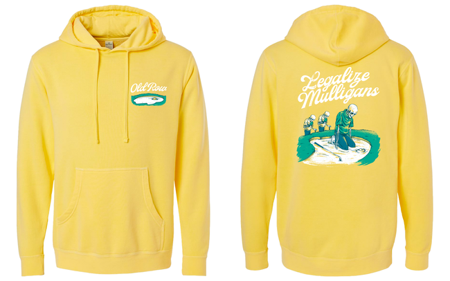 Legalize Mulligans Fried Egg Pigment Dyed Premium Hoodie