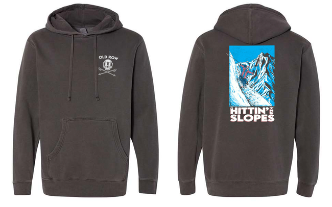 Hitting the Slopes Pigment Dyed Premium Hoodie