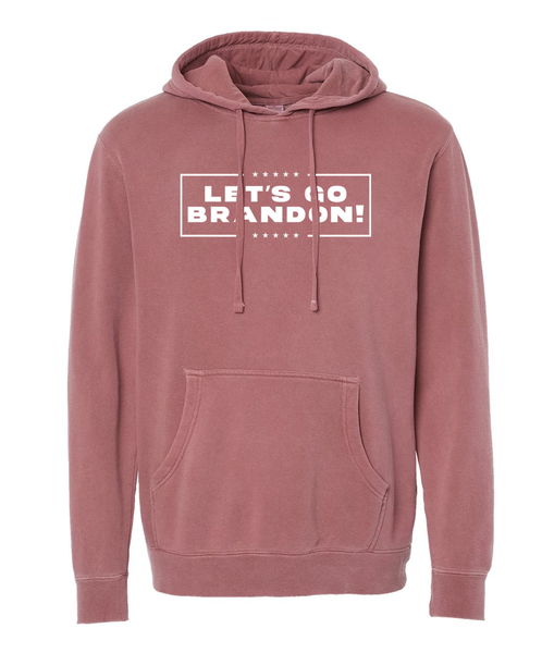 Let's Go Brandon Hoodie White, Premium Hoodie