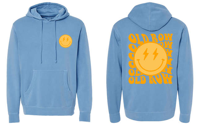 Old Row Smiley Pigment Dyed Premium Hoodie