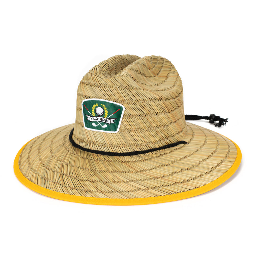 Old Row Golf Straw Lifeguard Hat / Old Row Tan