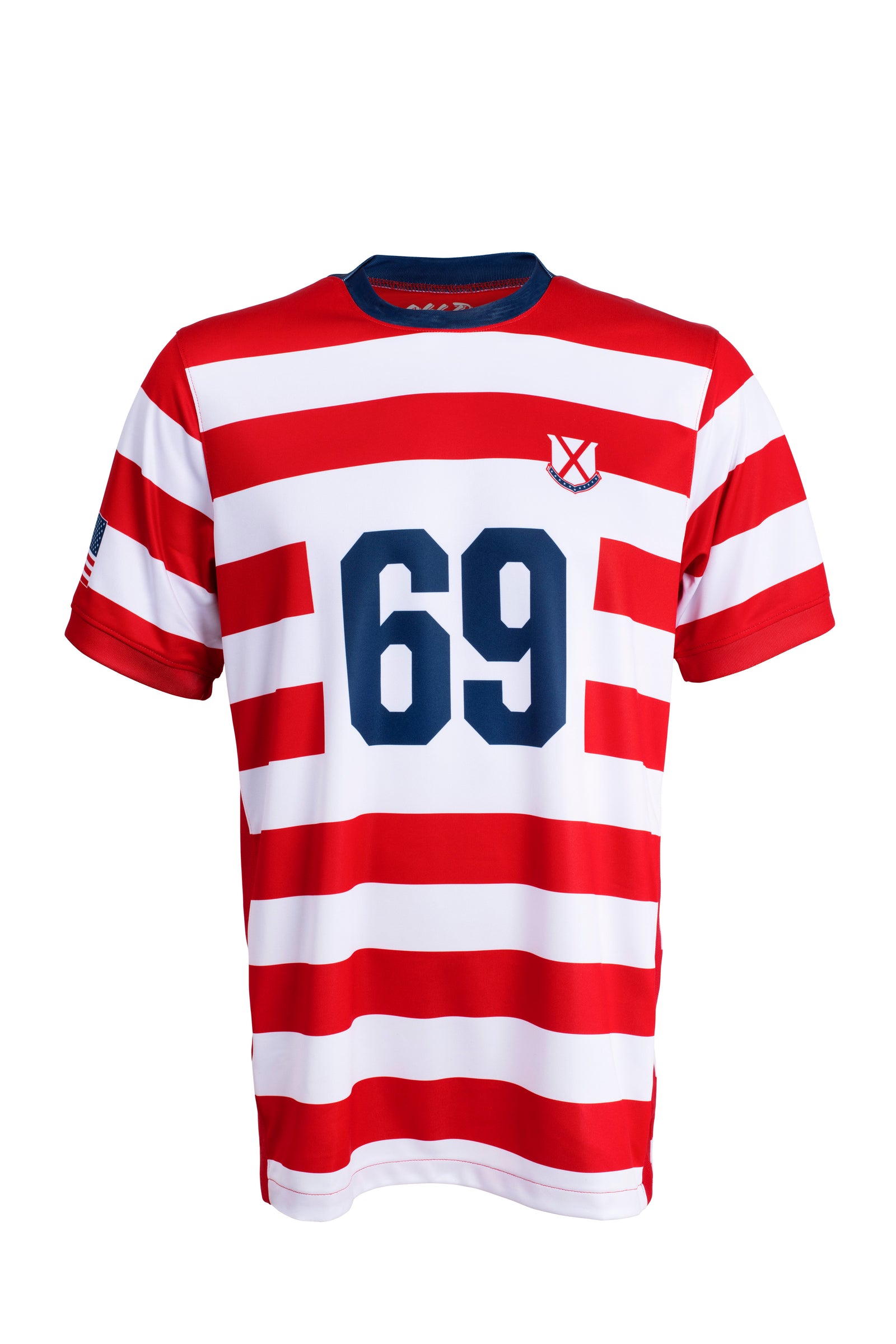 Old Soccer Striped Jersey - Shirts, Clothing &