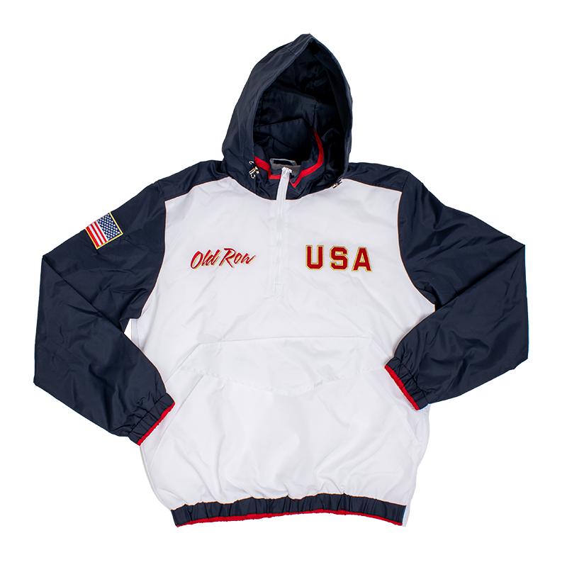 Old Row Retro USA Windbreaker Jacket