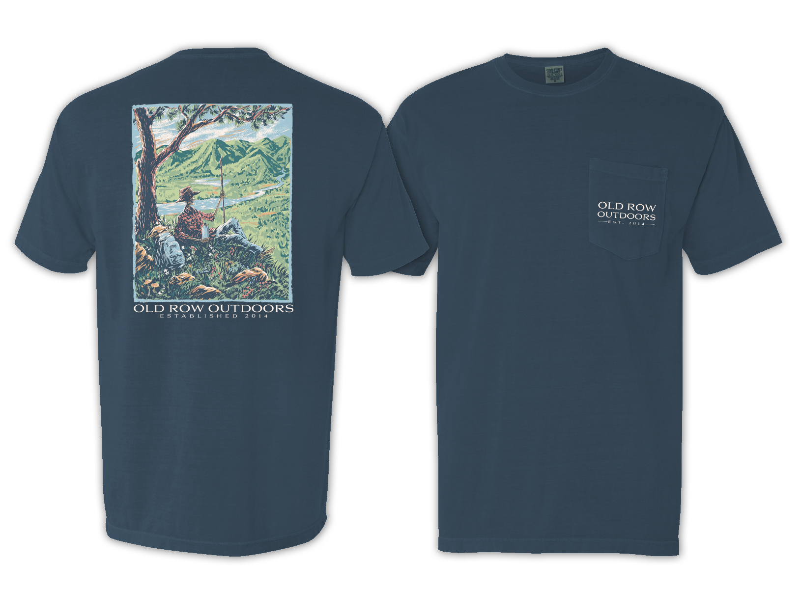 Old Row Outdoors Skelly Hike Pocket Tee Old Row